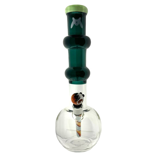15" X 9MM ONE OF ONE double ringed slime top rounded old school base