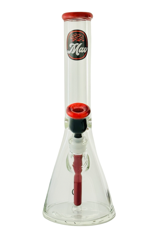 15" x 9MM Chiquita Accented Beaker Bong