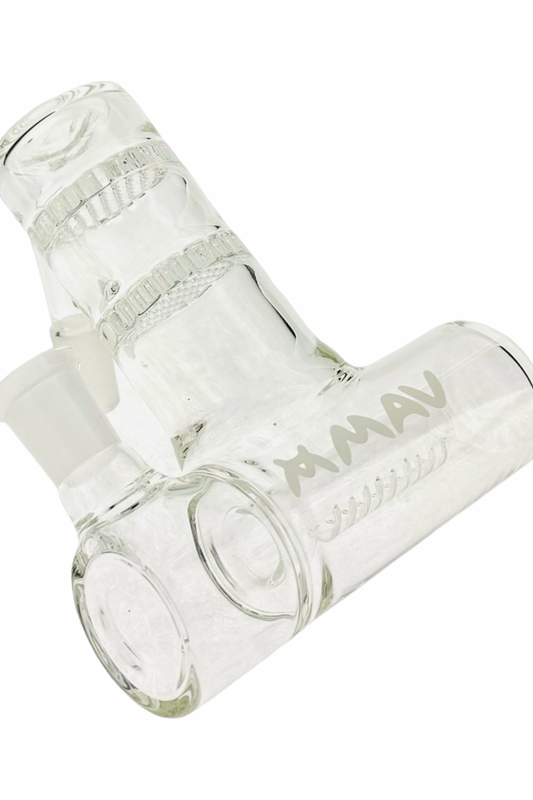 Double Honey Disc Inline Ash Catcher 14MM/45° slim version