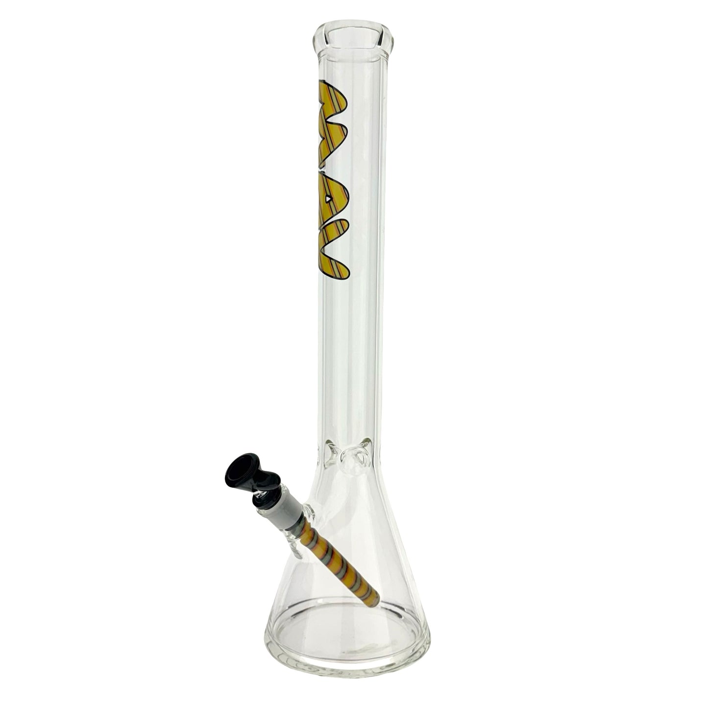 18" 5mm Classic Beaker Bong wigwag stem match hike