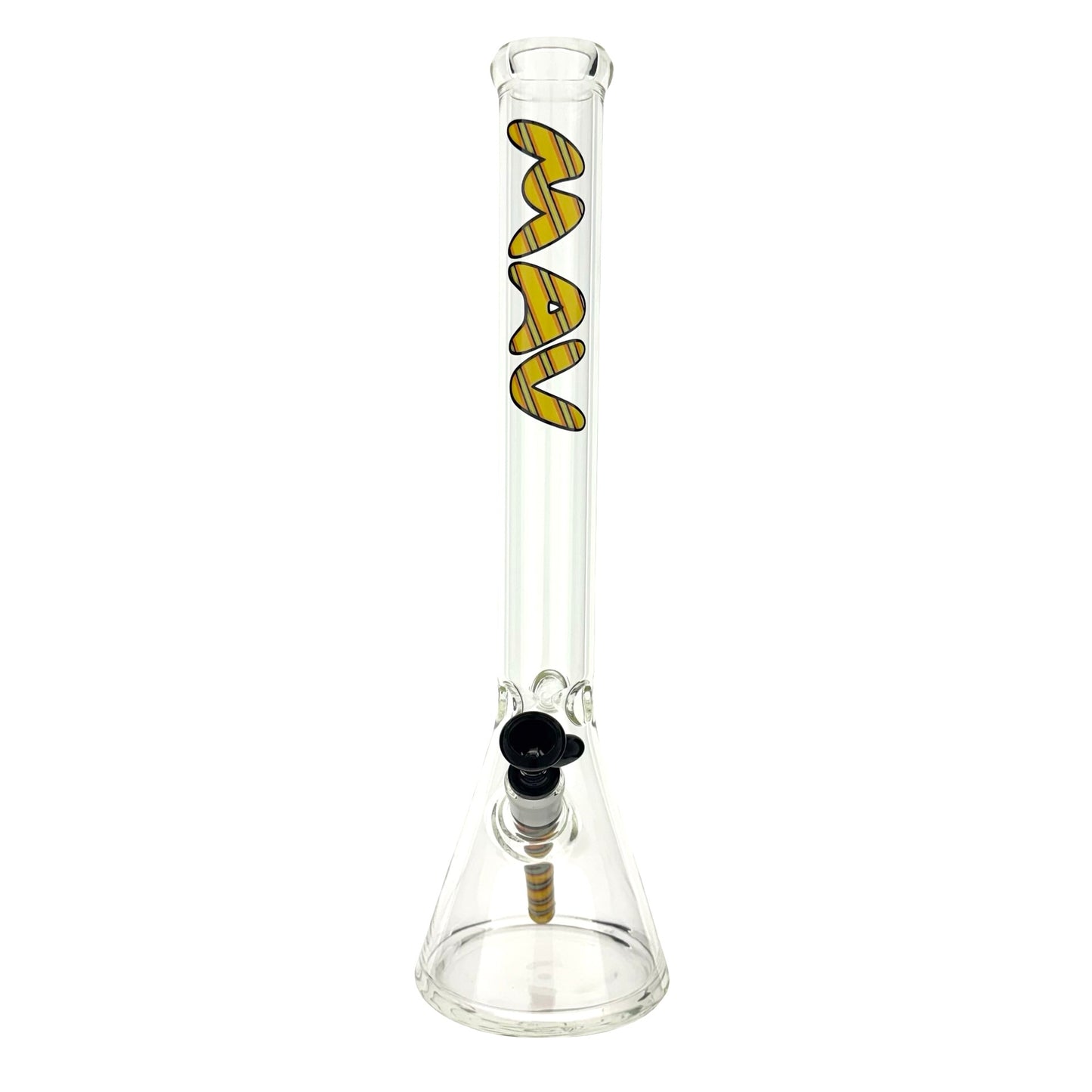18" 5mm Classic Beaker Bong wigwag stem match hike