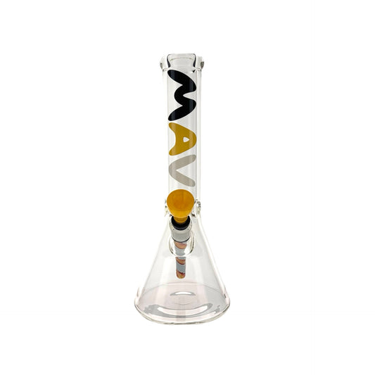 MAV tri color swirly wigwag 13" Beaker Base Bong limited