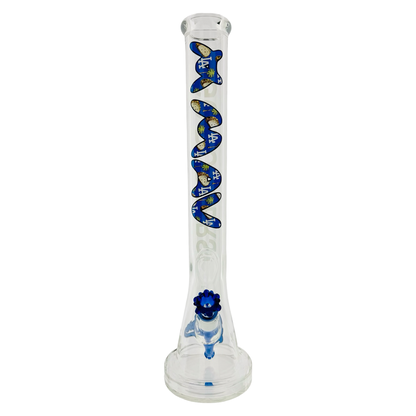 18" Bat Bong One of One MAVs Go Dodgers Laser Bong Ball World series 2025 Champions !