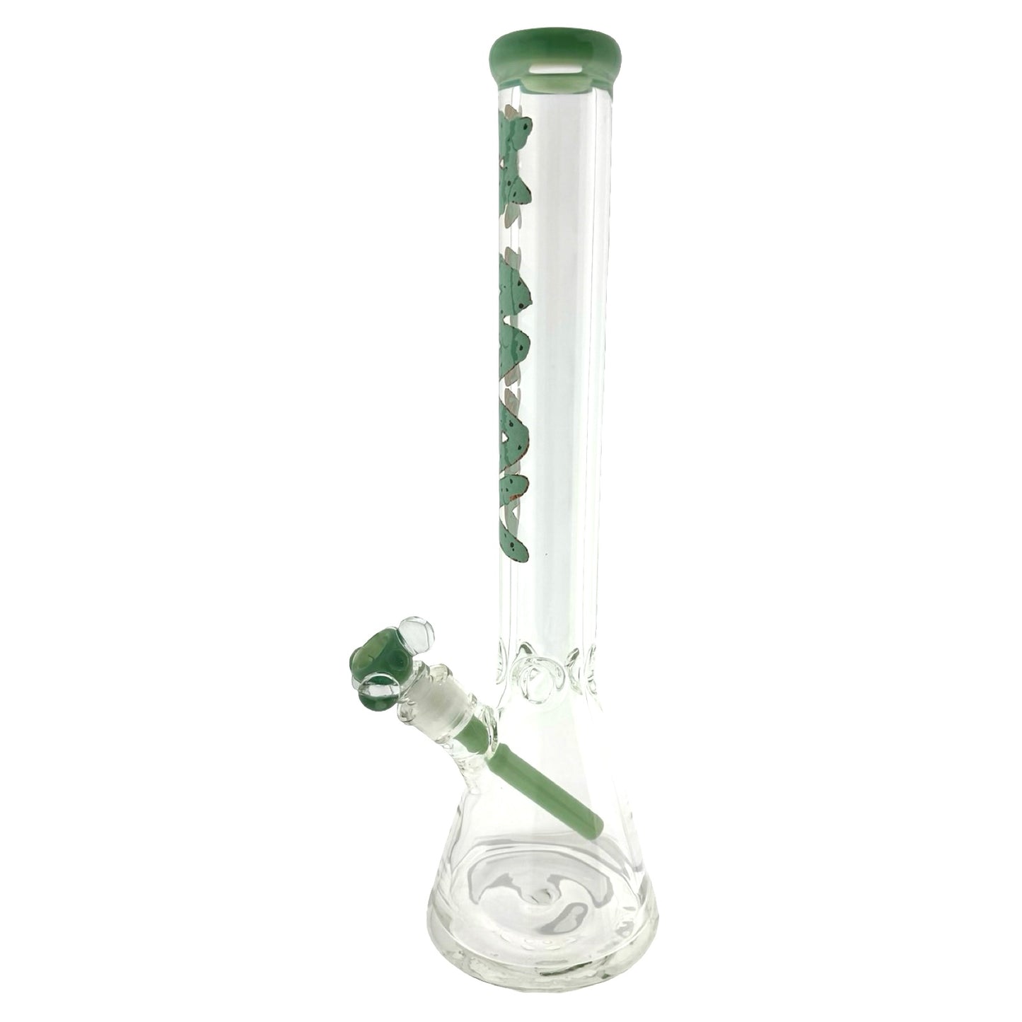 18" X 9MM ONE OF ONE choco mint  Special Beaker Bong