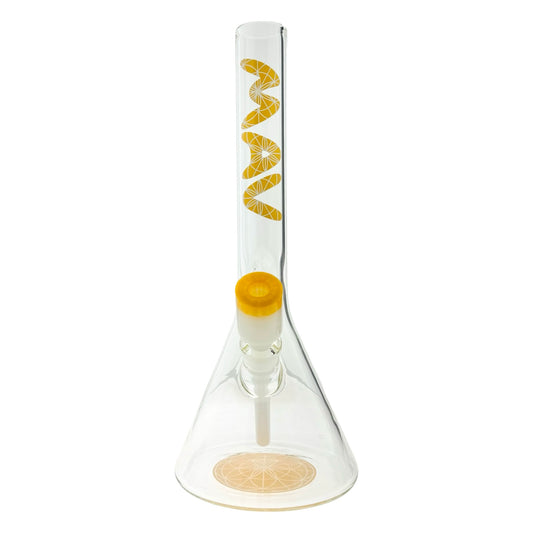 MANDALA yellow 17" Massive Beaker Base Bong