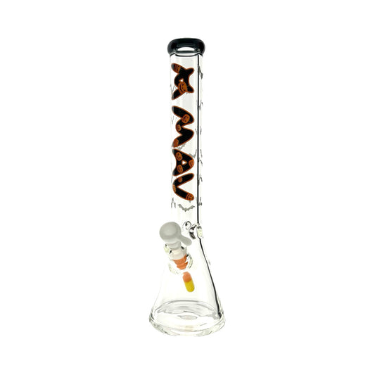 18" X 9MM ONE OF ONE spooky bats Halloween Special Beaker Bong