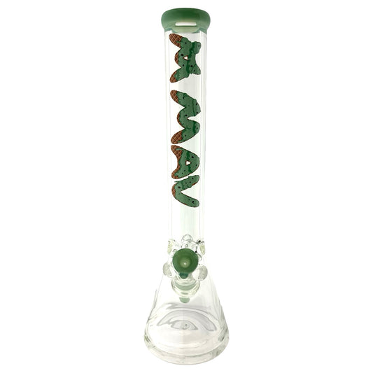 18" X 9MM ONE OF ONE choco mint  Special Beaker Bong
