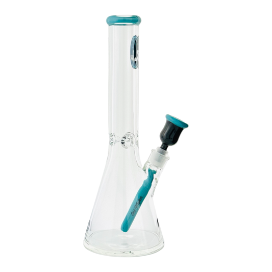 15" x 9mm Chiquita Accented Beaker Bong