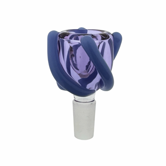 14MM Glazed Bowl Purple