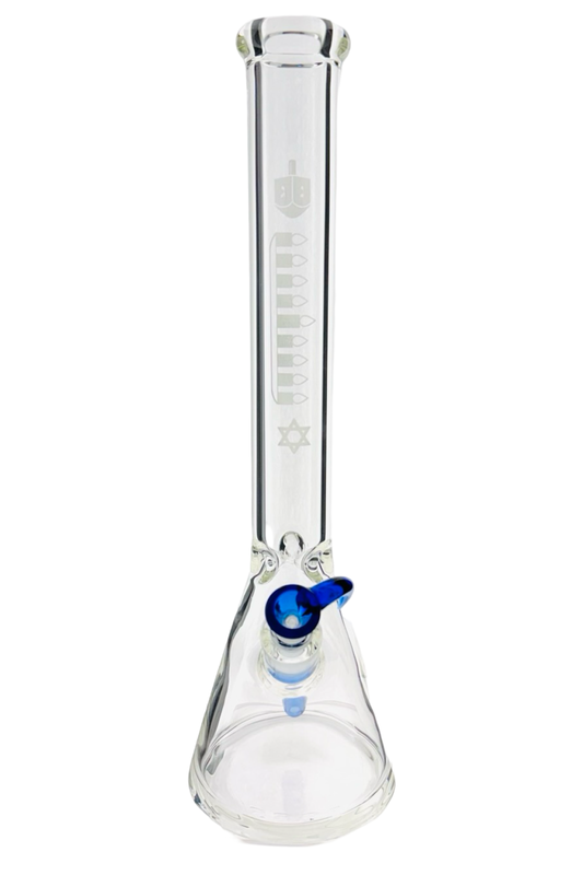 18" X 9MM ONE OF ONE Hanukkah bong