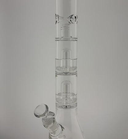 18" Double UFO Beaker Bong