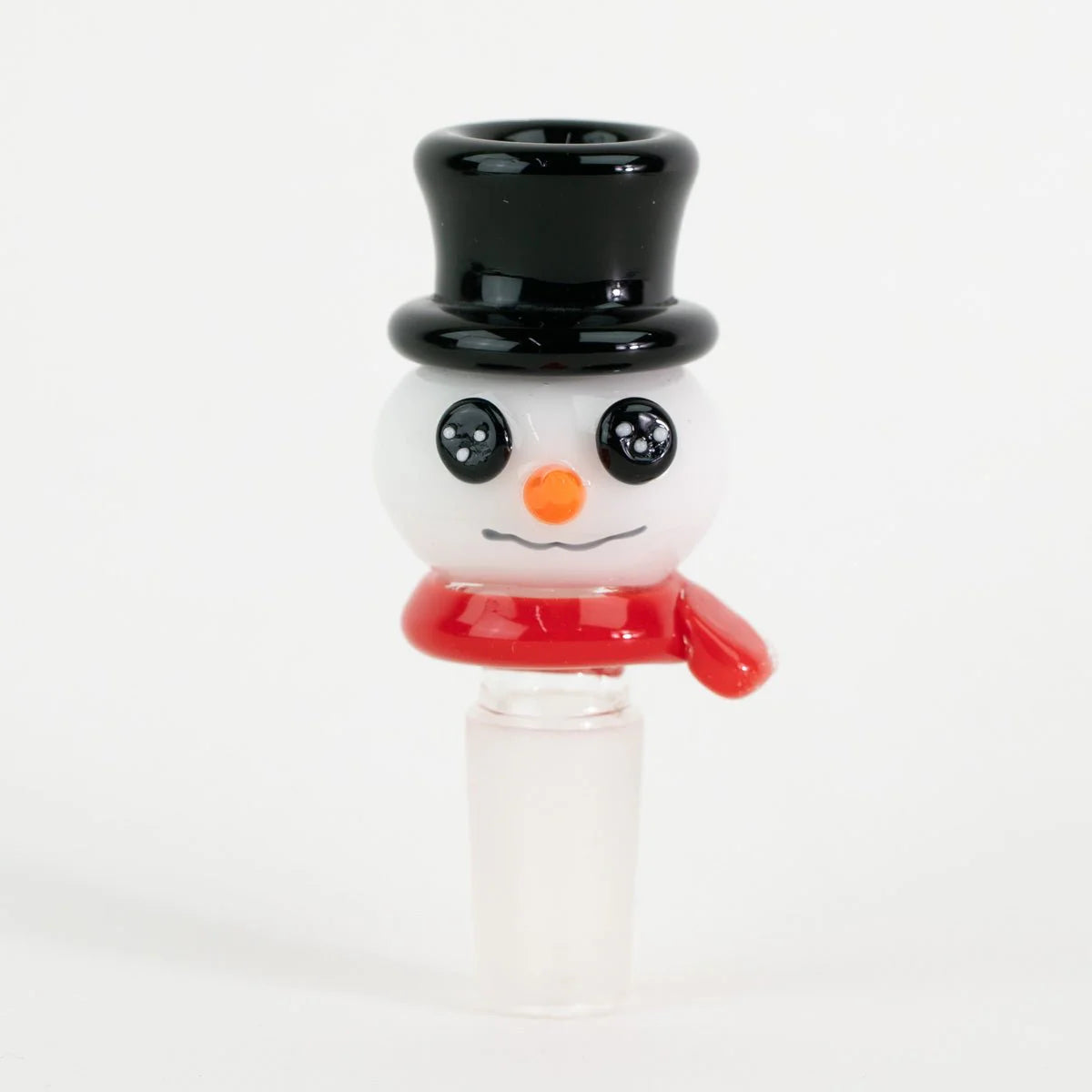 14MM Empire Glassworks Snowman Bowl Piece