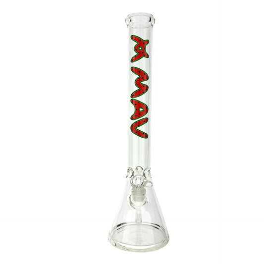 18" mav strawberry logo Beaker Bong