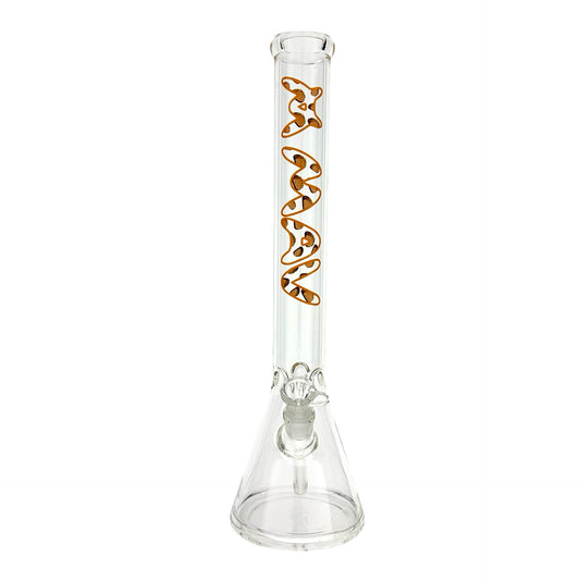 18" mav taco Tuesday logo Beaker Bong