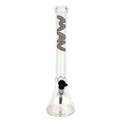 18" 5mm Classic Beaker Bong WigWag Stem Match