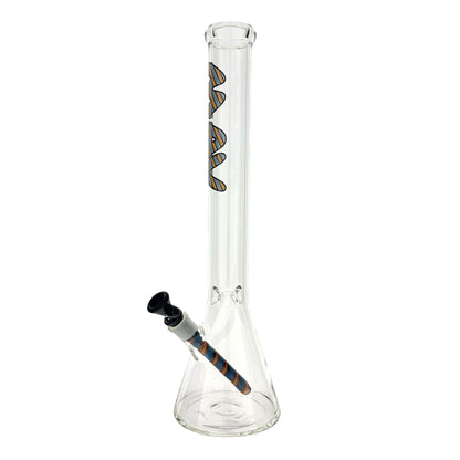 18" 5mm Classic Beaker Bong WigWag Stem Match