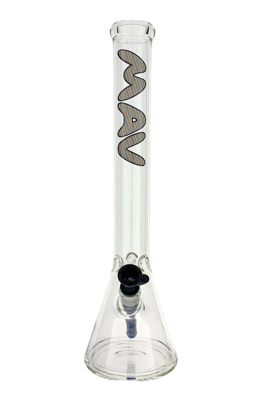 18" 5mm Classic Beaker Bong WigWag Stem Match