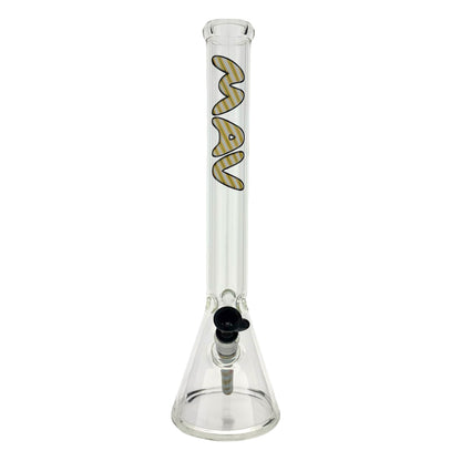 18" 5mm Classic Beaker Bong WigWag Stem Match