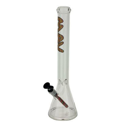 18" 5mm Classic Beaker Bong WigWag Stem Match