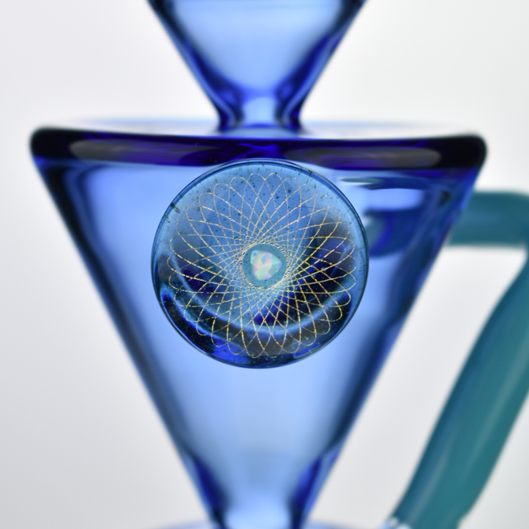 the beverly subtl collab hourglass recycler blue