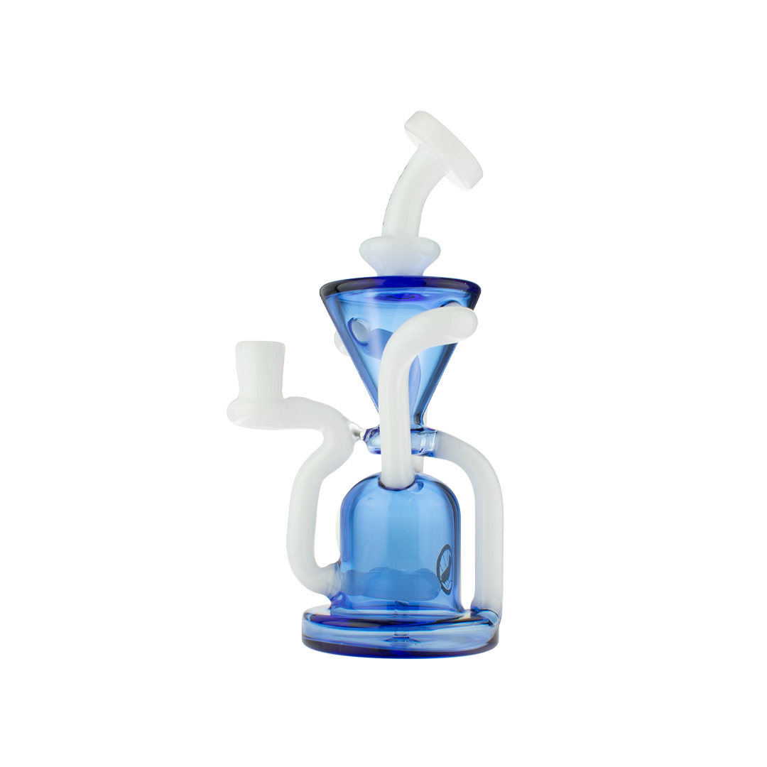 white and ink blue