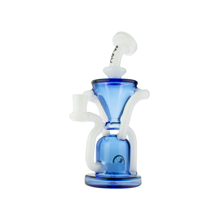 White & Ink Blue