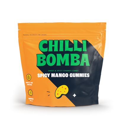 Chilli Bomba Spicy Mango Gummies 4oz