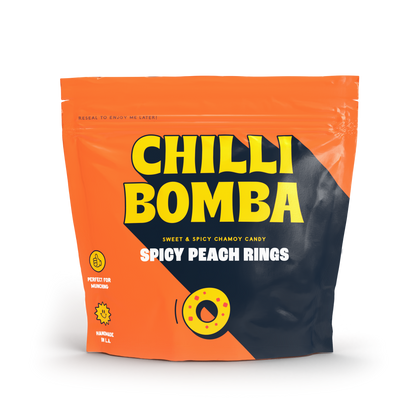 Chilli Bomba Spicy Peach Rings 4oz