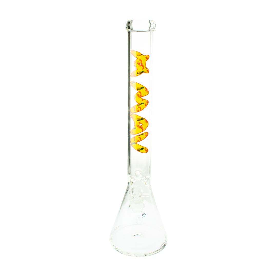 18" Top City Rhode Island Lobster and Pineapple Beaker Bong