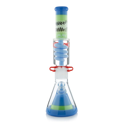 Reversal Wig Wag Slime and Lavender Slitted Pyramid Beaker Freezable Coil System