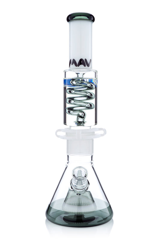 White and Transparent Black Slitted Pyramid Beaker Freezable Coil System
