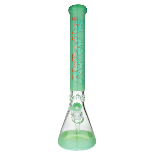 Seafoam Mint Chip Ice Cream 18" Full Color Beaker Bong