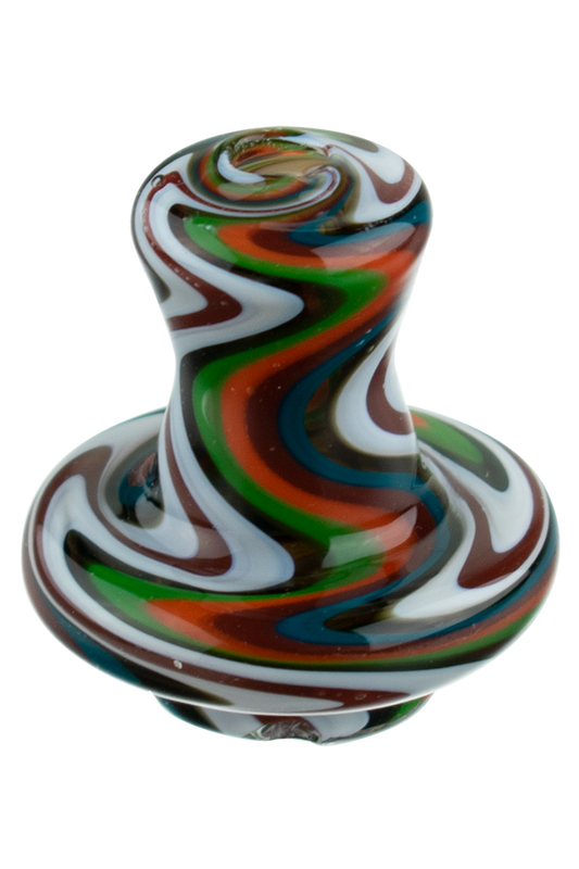 Orange Swirl Cap + 2 pearls  (BX155A)