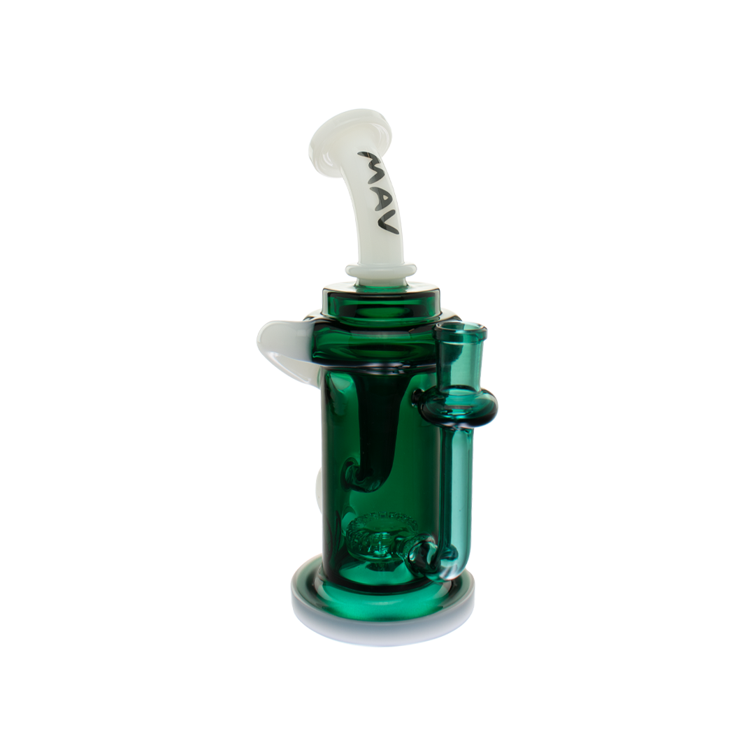 teal and white
