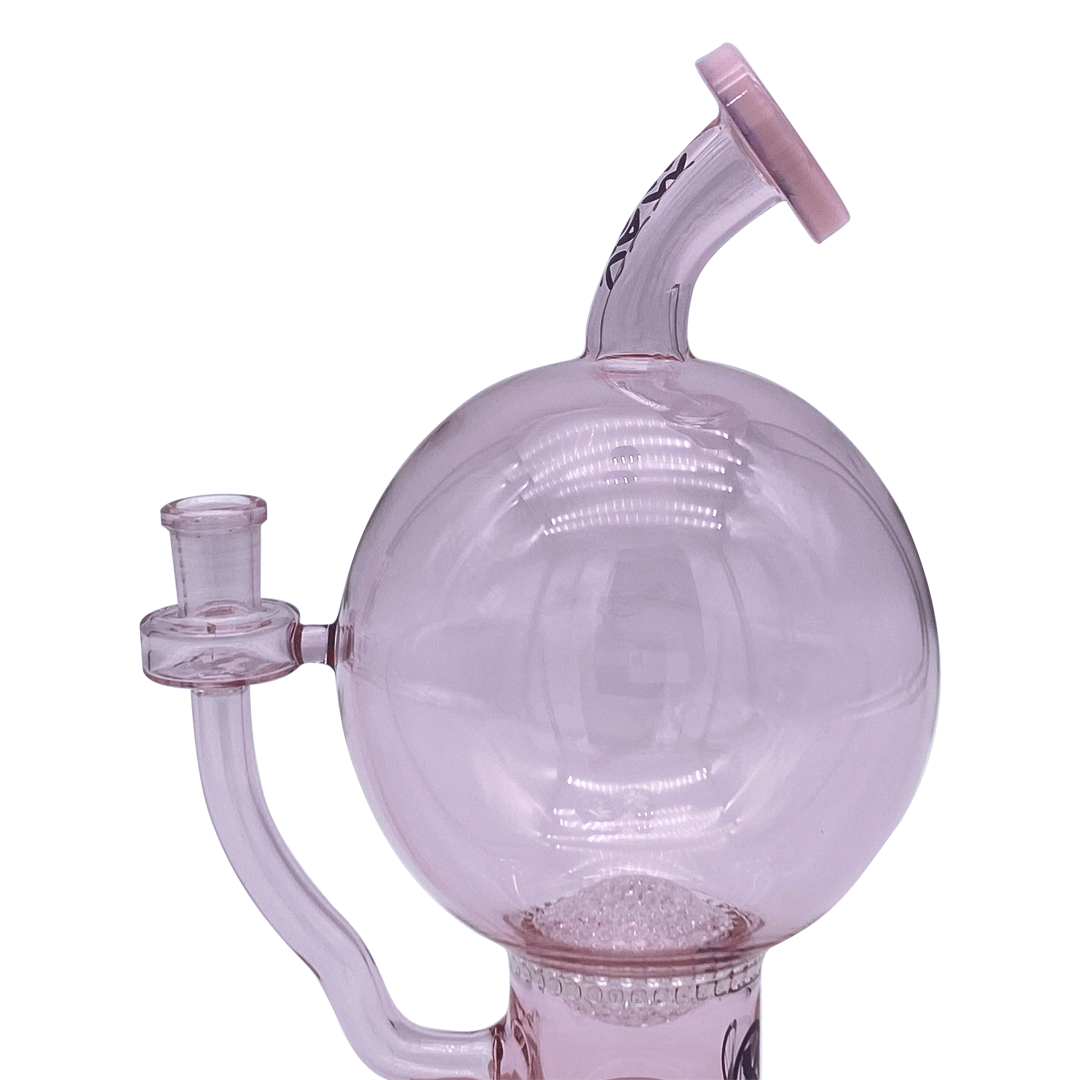 7" Honey Globe Planetary 2-Tone pink on pink