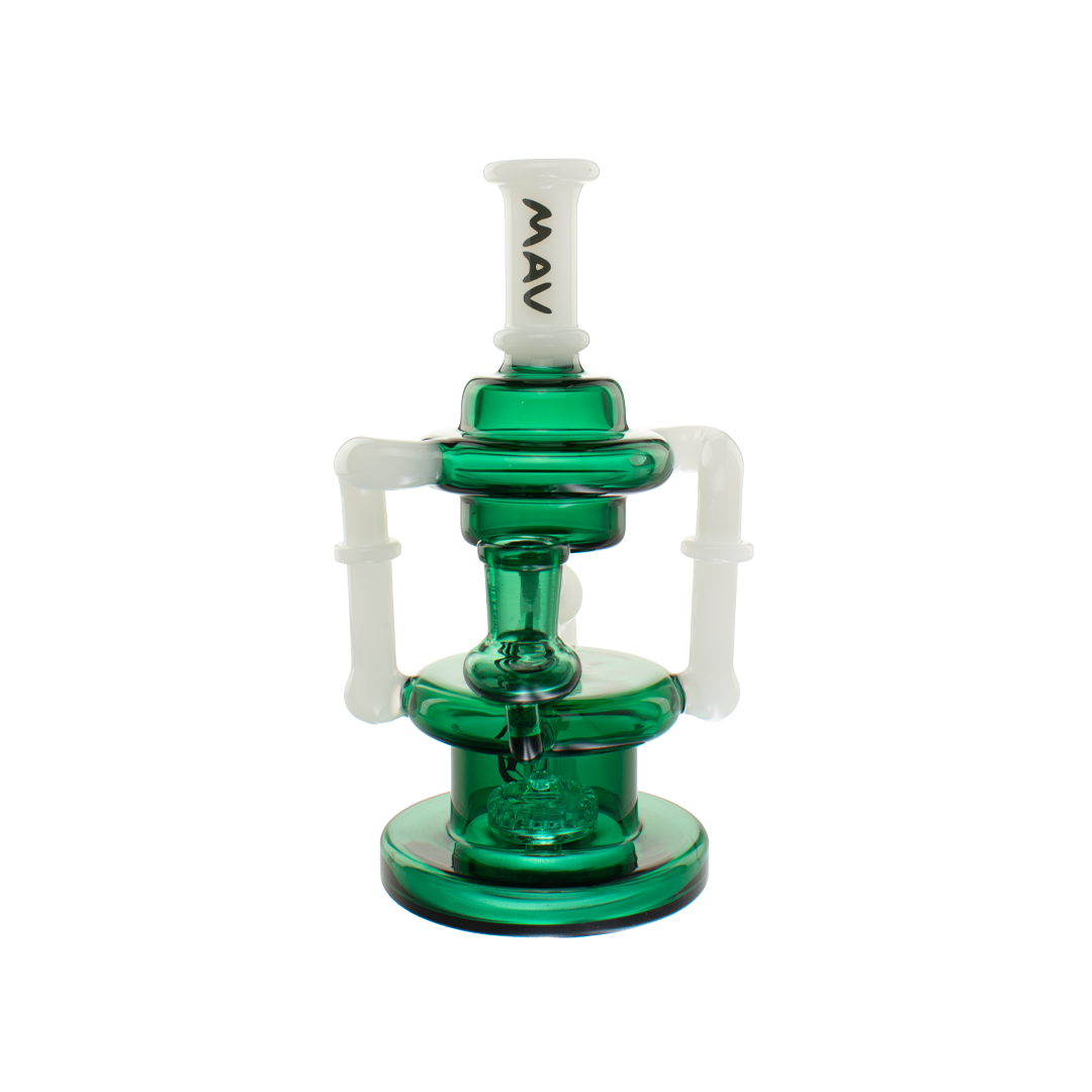 teal and white