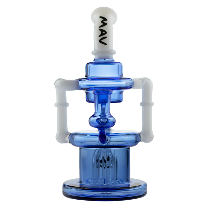 White & Ink Blue